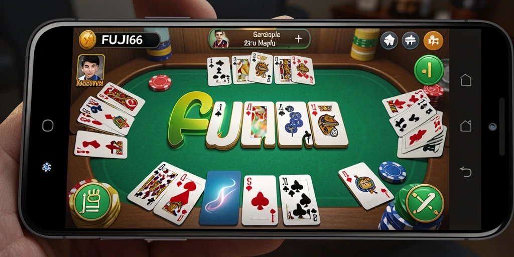 Screenshot gameplay menarik dari FUJI66 dalam permainan Gaple.