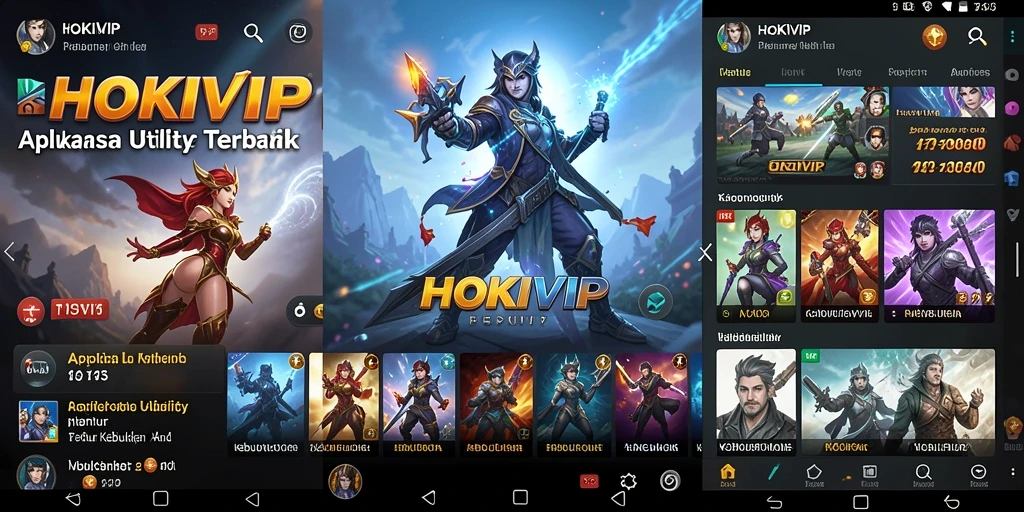 Tampilan utama HOKIVIP yang intuitif dan menarik.