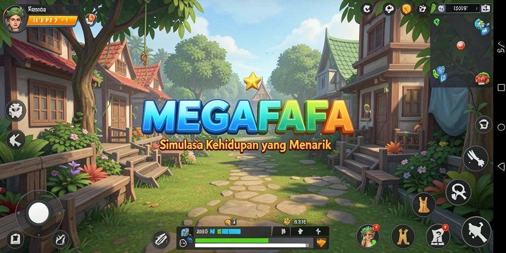 Gameplay seru dalam simulasi kehidupan MEGAFAFA.