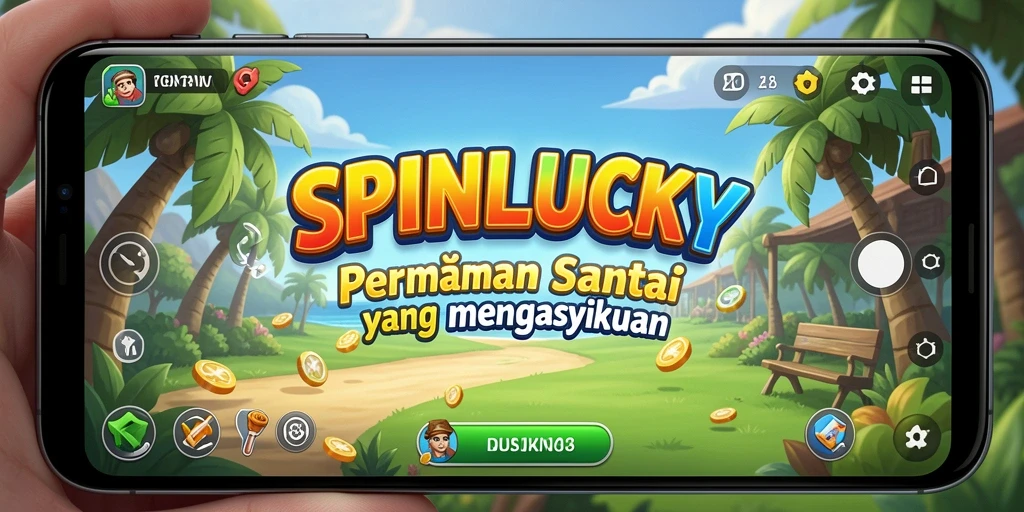 Tampilan menarik saat bermain SPINLUCKY yang penuh warna.