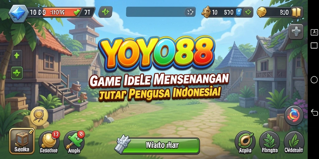 Tampilan gameplay <strong>YOYO88</strong> dengan manajemen sumber daya yang menarik.